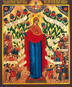 Icon of the Mother of God “Joy of All Who Sorrow.”