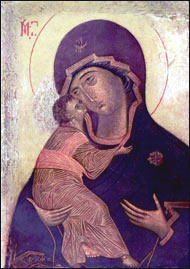 Богоматерь Владимирская. Андрей Рублев.1408.