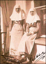 The holy Princesses Olga and Tatyana