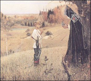 Отрок Варфоломей - будущий св.Сергий.